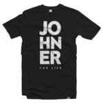 Johner for Life T-shirt (Black)